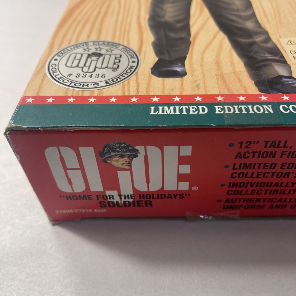 GI Joe Home for the Holidays Soldier Limited Edition Collector's Figure 1996 NEW - Picture 9 of 16